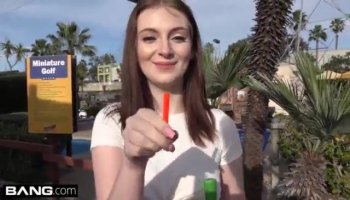 Fat Brunette Girl Pleasing His Dick
